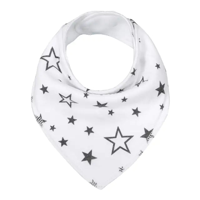 Newborn Feeding Bib - Baby Handkerchief Design