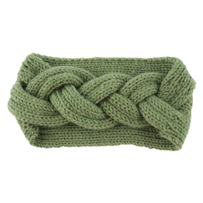 Crossover Knitted Wool Headband for Ladies