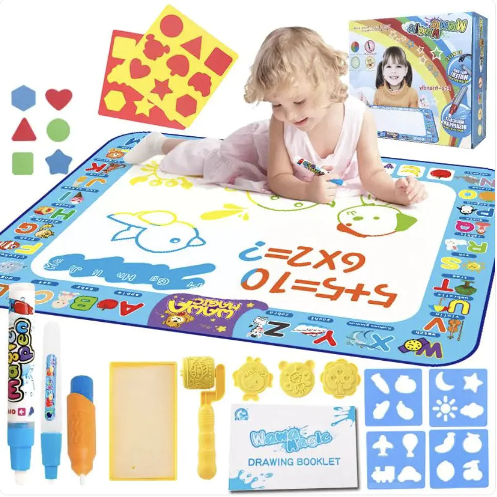 Magic Water Drawing Canvas Blanket