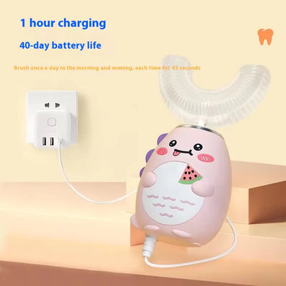 Kids U-Shaped Ultrasonic Electric Toothbrush