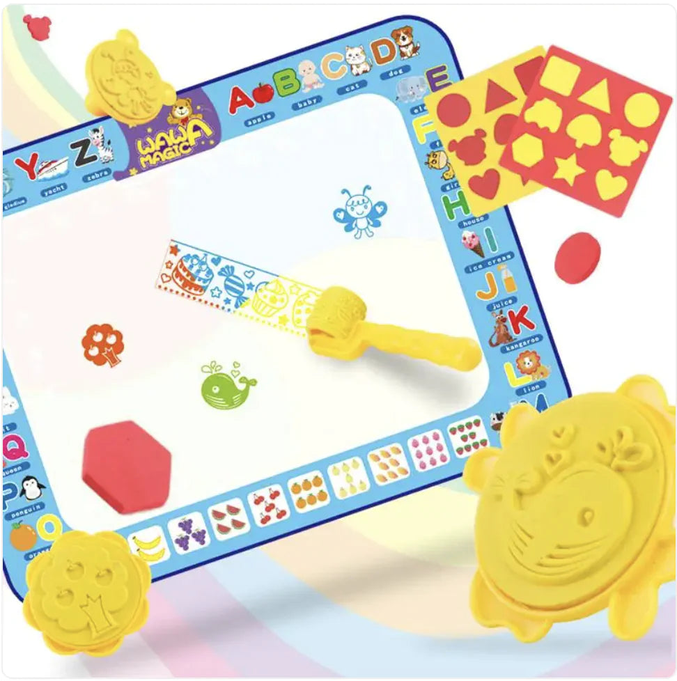 Magic Water Drawing Canvas Blanket