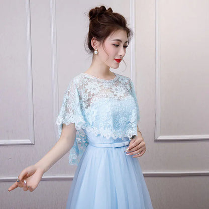 Bride Wedding Shawl Lace Summer Veil in Various Colors