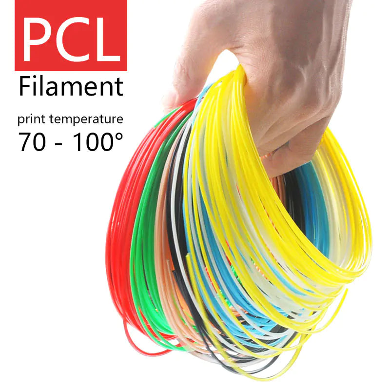 3D Printing Pen with 10 Color PCL Filaments for Kids
