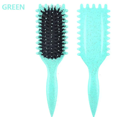 Bounce Shape Round Hairdressing Comb