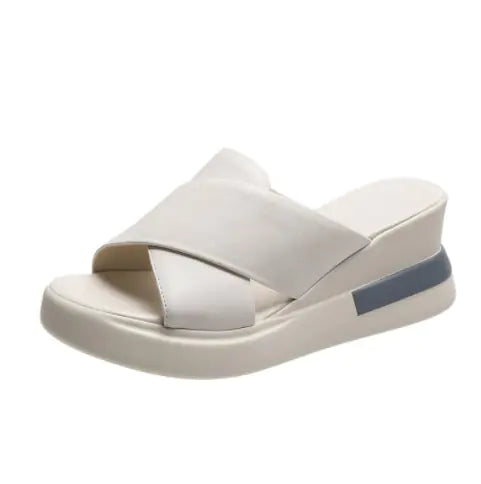 Women's 2023 Summer Korean Style Peep-Toe Wedge Sandals