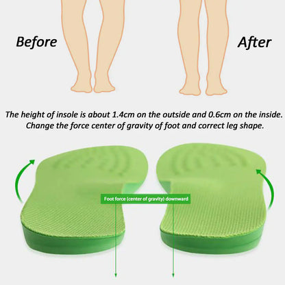 O-Shaped PU Foam Insole for Foot Valgus Correction