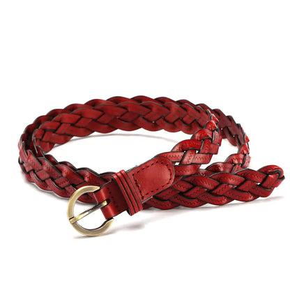 Woven Women's Belt - Korean Style Casual Dress Accessory
