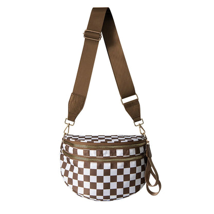 Oxford Cloth Crossbody Bag - Large Capacity