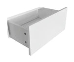 Extended Desktop 10 Drawers Chest Of Drawer Without Handle White Color Vanity