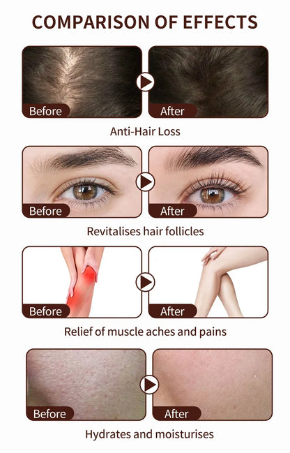 Hair Eyelash Eyebrow Castor Oil - 16 Oz / 473ml Cold Pressed