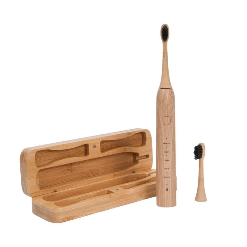 Eco-Friendly Bamboo Electric Toothbrush