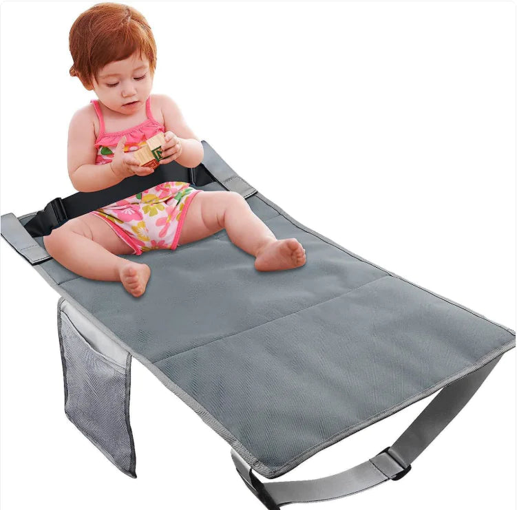 Portable Children's Airplane Seat Extender – Adjustable Travel Footrest for Kids