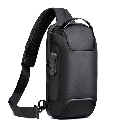 Men's Anti-Theft USB Chest Bag