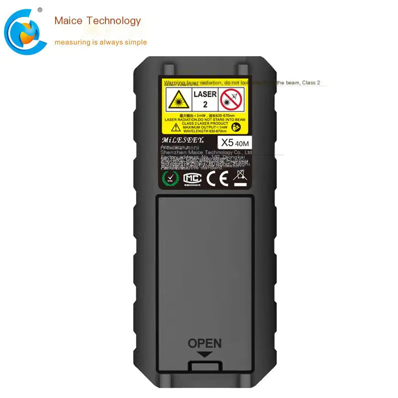 Mysur Laser Distance Meter X5 - High Precision Handheld