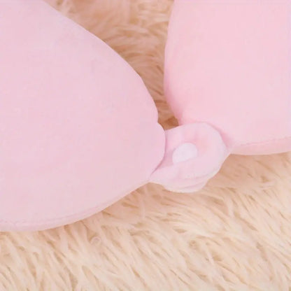 Cute Cartoon Rabbit U-shaped Memory Foam Travel Pillow