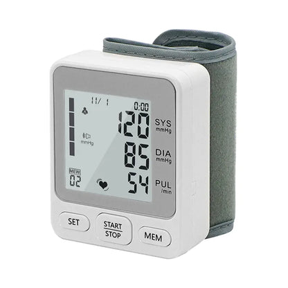 Automatic Digital Wrist Blood Pressure Monitor with Large Screen