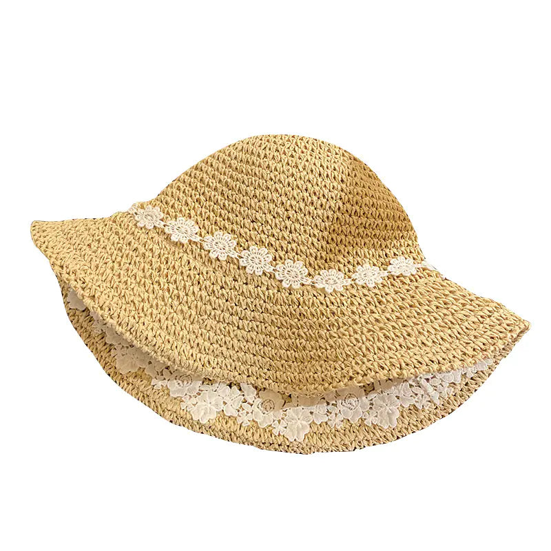 Women's Straw Hat for Outdoor Sun Protection