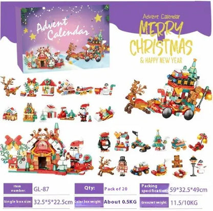 Christmas Countdown Building Blocks Calendar