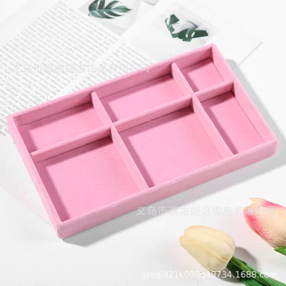 Jewelry Box for Rings and Earrings with Velvet Tray