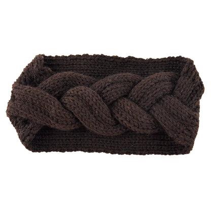 Crossover Knitted Wool Headband for Ladies