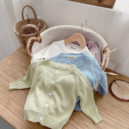 Baby Summer Thin Cardigan for 1-3 Years Old