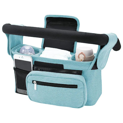 Universal Baby Stroller Organizer Bag and Storage Basket