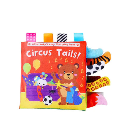 Baby Animal Tail Cloth Book