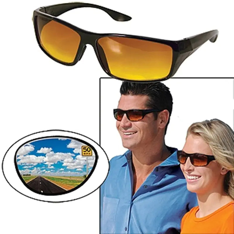 Rectangular Black Frame Sunglasses