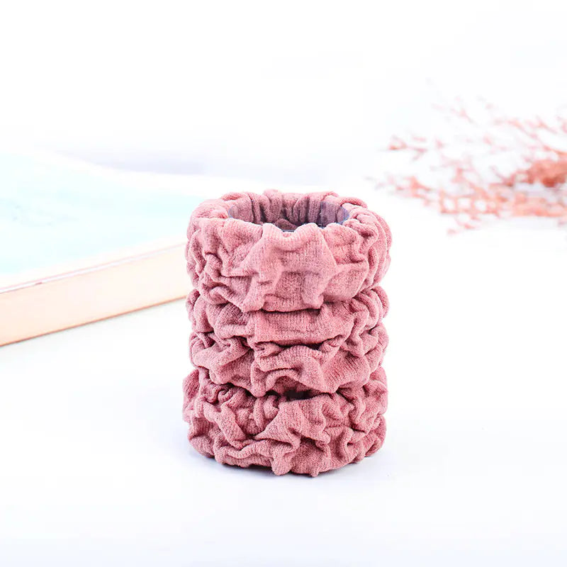 Seamless High Elastic Hair Ties for Bun Hairstyles