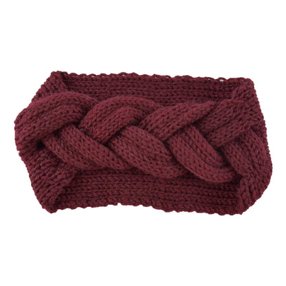 Crossover Knitted Wool Headband for Ladies