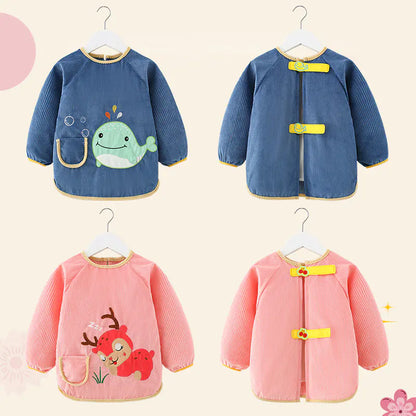 Waterproof Bib for Boys - Stylish Reversible Design