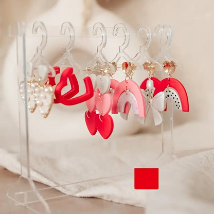 Acrylic Jewelry Organizer Rack for Earrings and Necklaces