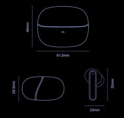 Wireless Bluetooth Noise-Cancelling In-Ear Headphones