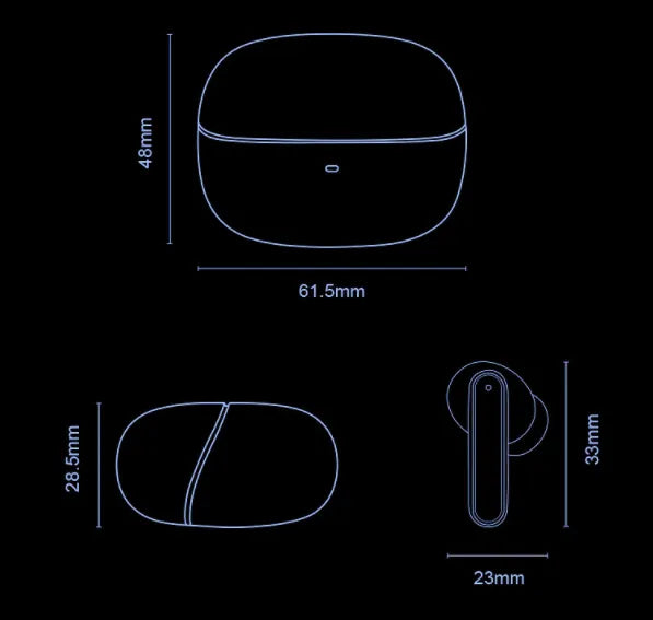 Wireless Bluetooth Noise-Cancelling In-Ear Headphones