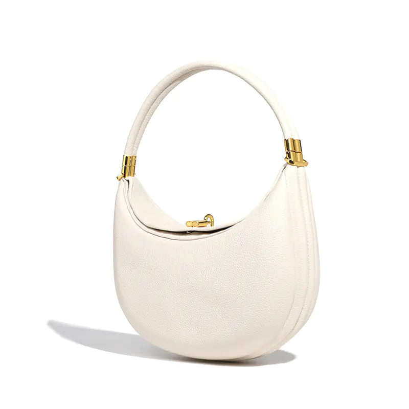 Trendy PU Crescent Shoulder Handbag
