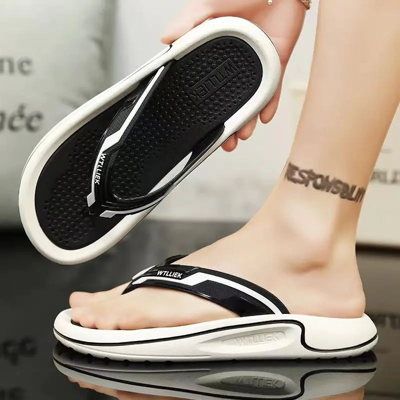 2024 Men's Casual Flip Flops with EVA Cushioning