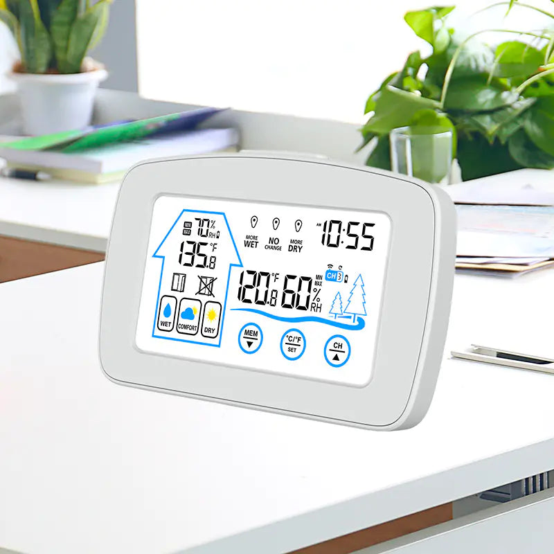 Digital Weather Station with LCD Display and Wireless Sensor