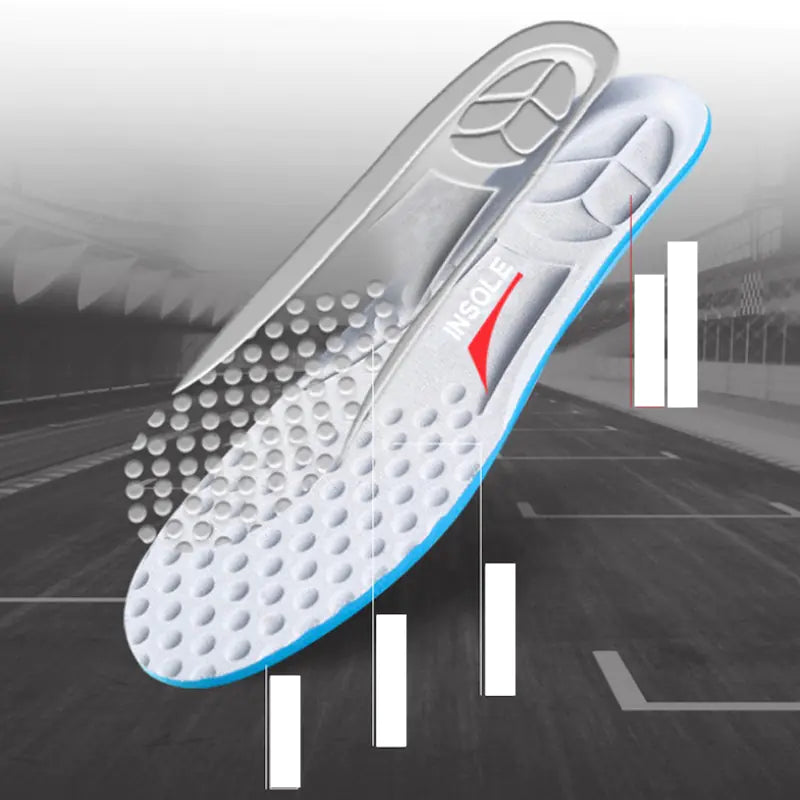 Adjustable Shock Absorption Sports Insole for Comfort