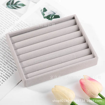 Jewelry Box for Rings and Earrings with Velvet Tray
