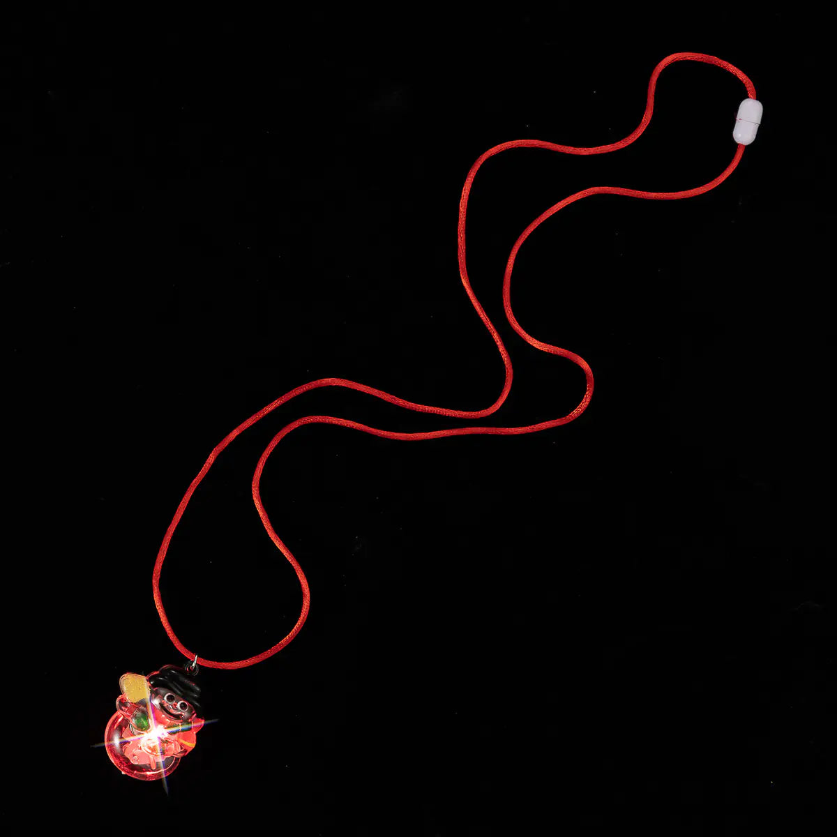 Cool Light Up Necklace with Santa and Christmas Tree