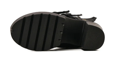 High Heel Ankle Boots with Studs for Women