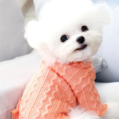 Towable Plus Fleece Winter Sweater for Dogs