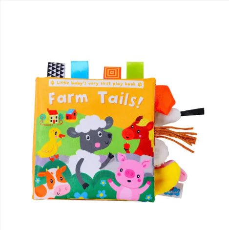 Baby Animal Tail Cloth Book