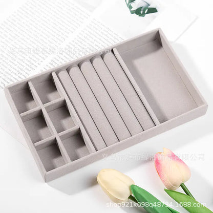 Jewelry Box for Rings and Earrings with Velvet Tray