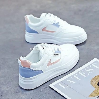 2023 Spring New Women's Breathable White Sneakers