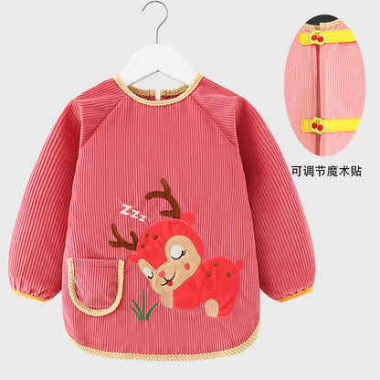 Waterproof Bib for Boys - Stylish Reversible Design