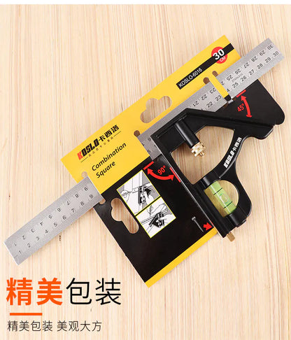 Stainless Steel Adjustable Combination Square Ruler