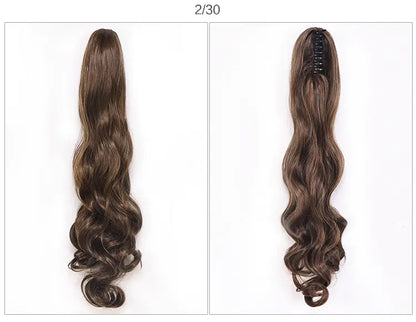 European Style Synthetic Curly Ponytail Wig