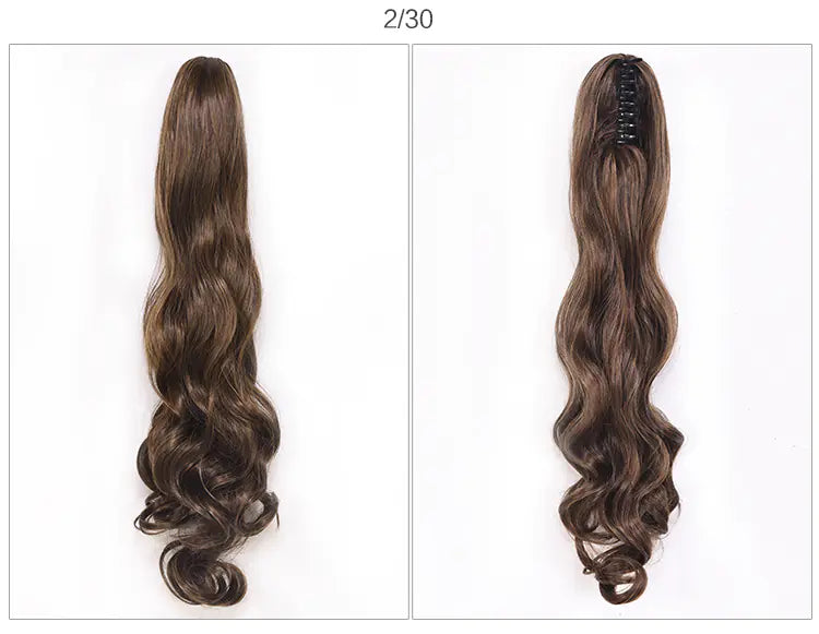 European Style Synthetic Curly Ponytail Wig