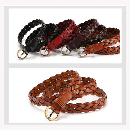 Woven Women's Belt - Korean Style Casual Dress Accessory